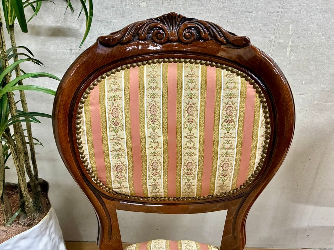 管465☆イタリア製☆アンティーク☆ヴェローナクラシック☆ダイニングチェア☆2脚