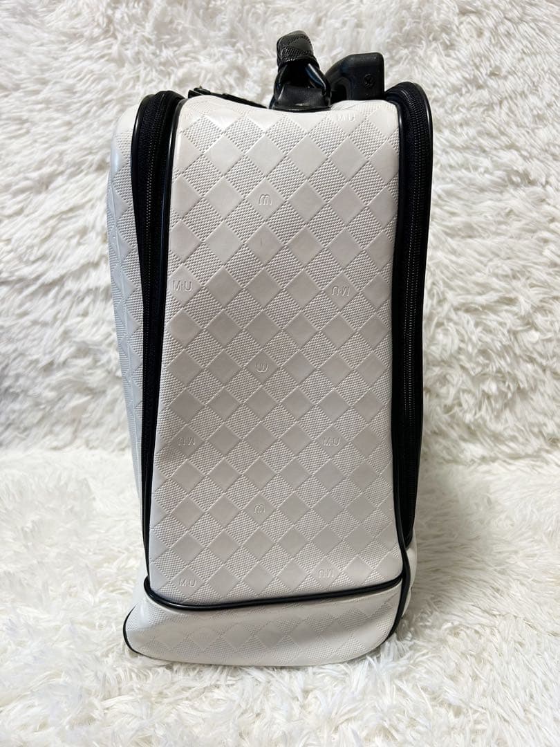 【美品】MU SPORTS キャリーケース シンプル ホワイト ミエコ ウエサコ