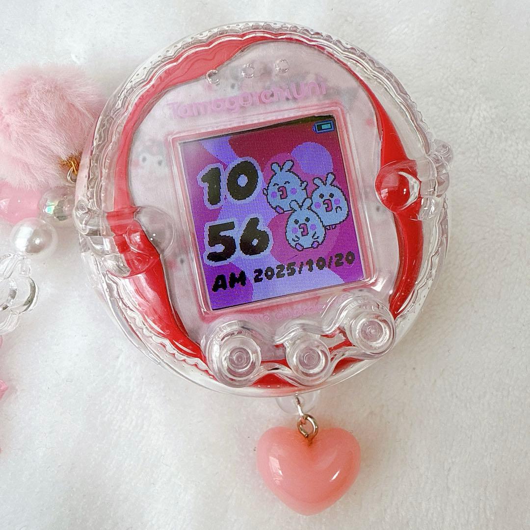 在庫1点のみ♡たまごっち ユニ ハード 全面保護 ケース ボタンつき 透明カバー