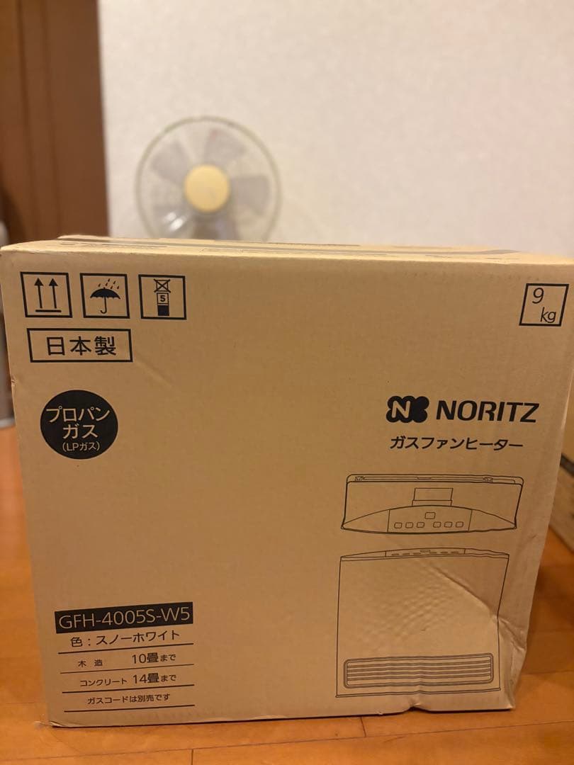 新品★未開封 NORITZガスファンヒーターGFH-4005S-W5 プロパン