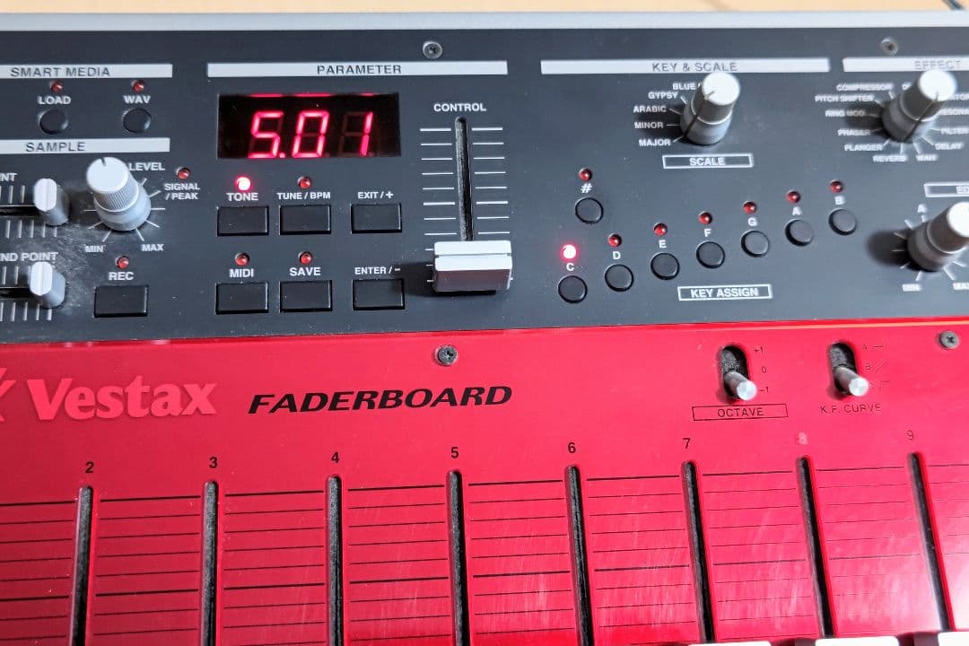 【希少超美品】名機Vestax FADERBOARD 取扱説明書スマートメディア