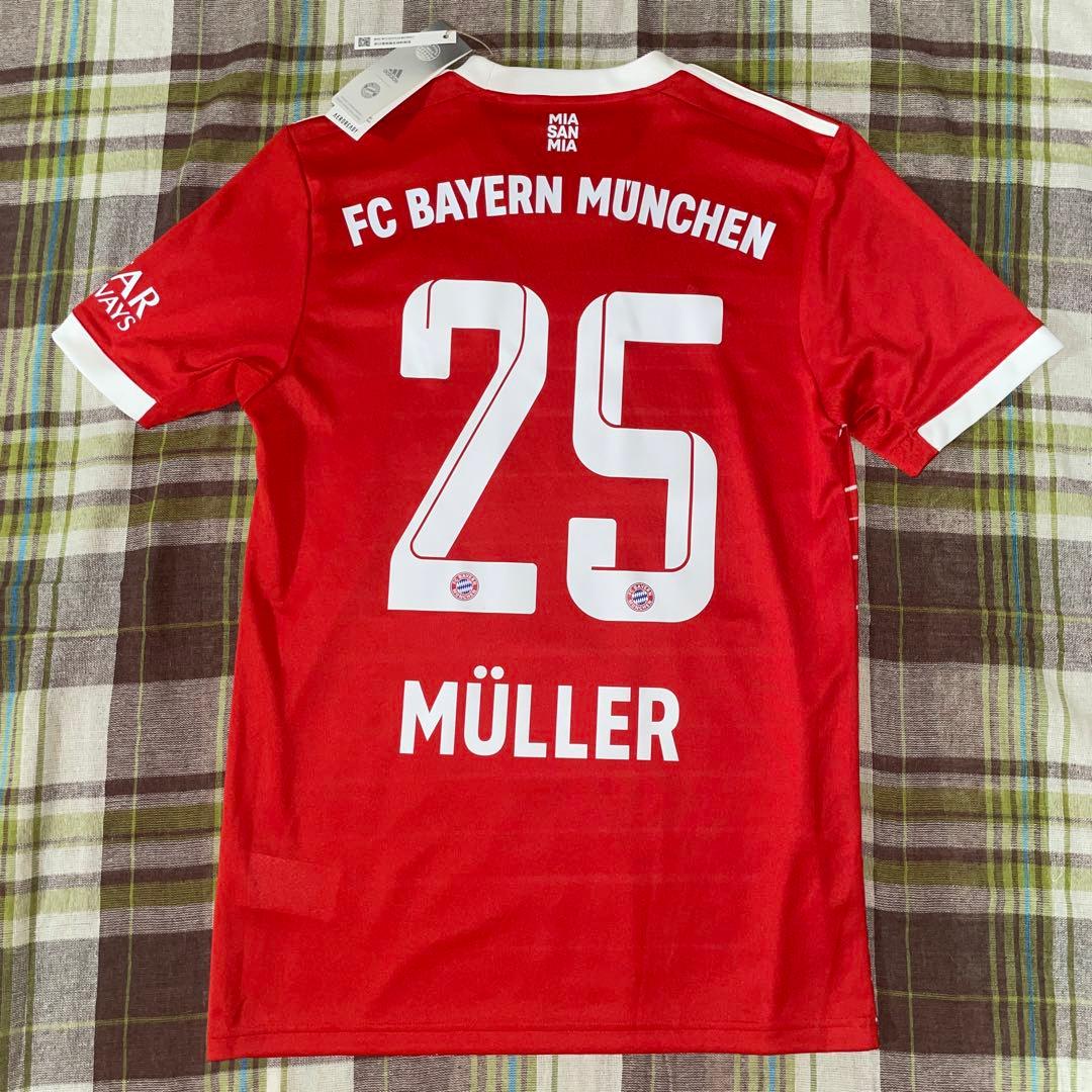 adidas バイエルンミュンヘン　ミュラー　ユニホーム タグ付き