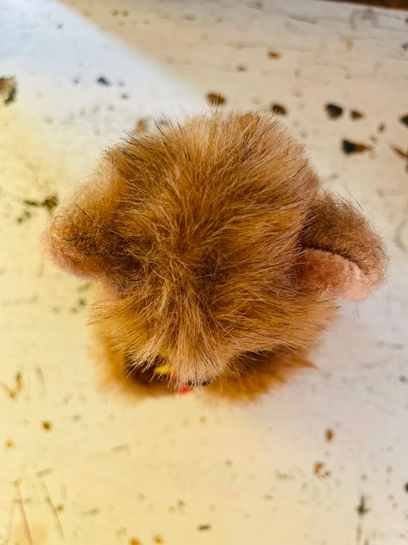 美品　ヴィンテージ　ゼンマイ　編み物ベア アンティークベア　ドイツ