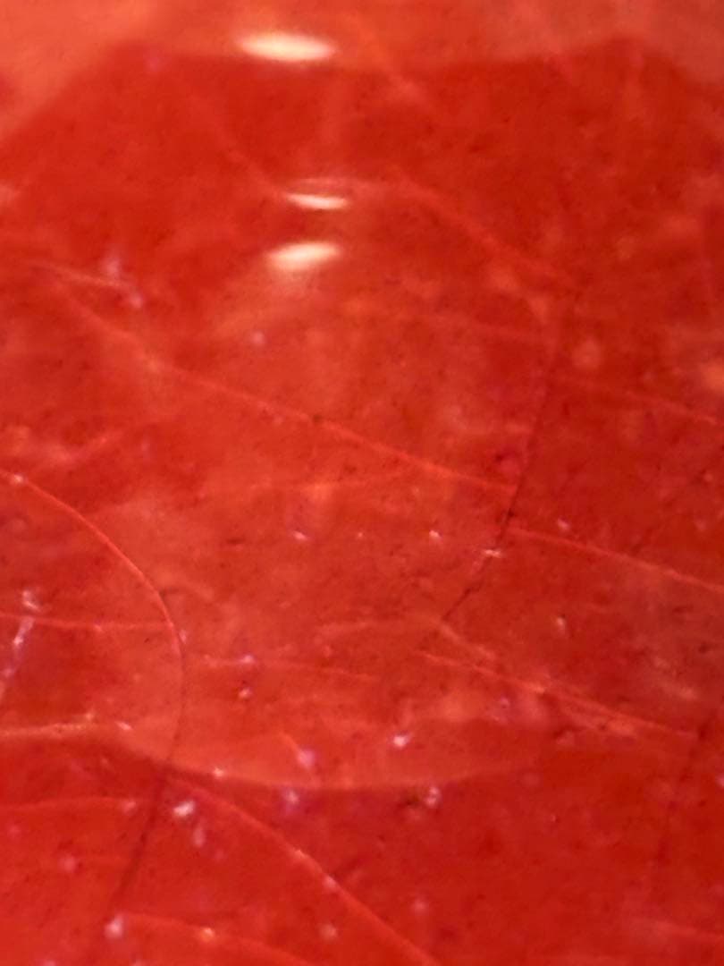 中国古美術品　清の時代　紅釉　天球瓶　花瓶　高さ約18cm