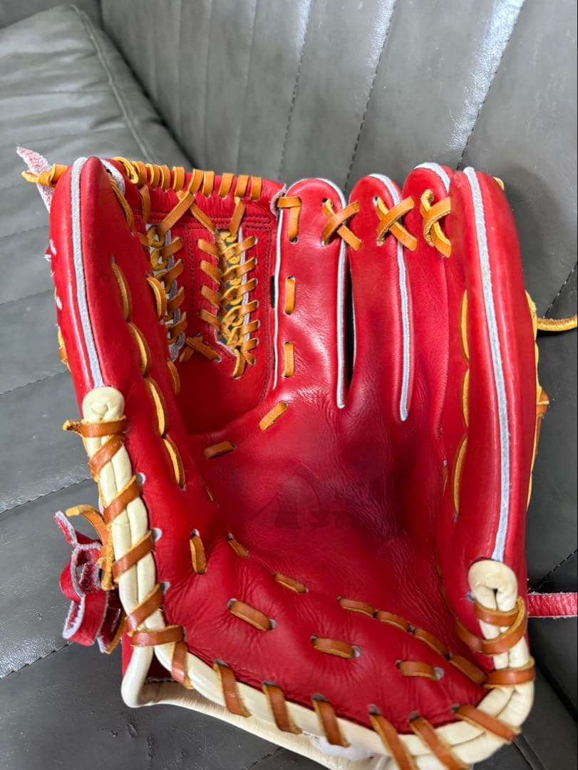 DEADSTOCK 硬式用ジュテルレザーグローブ