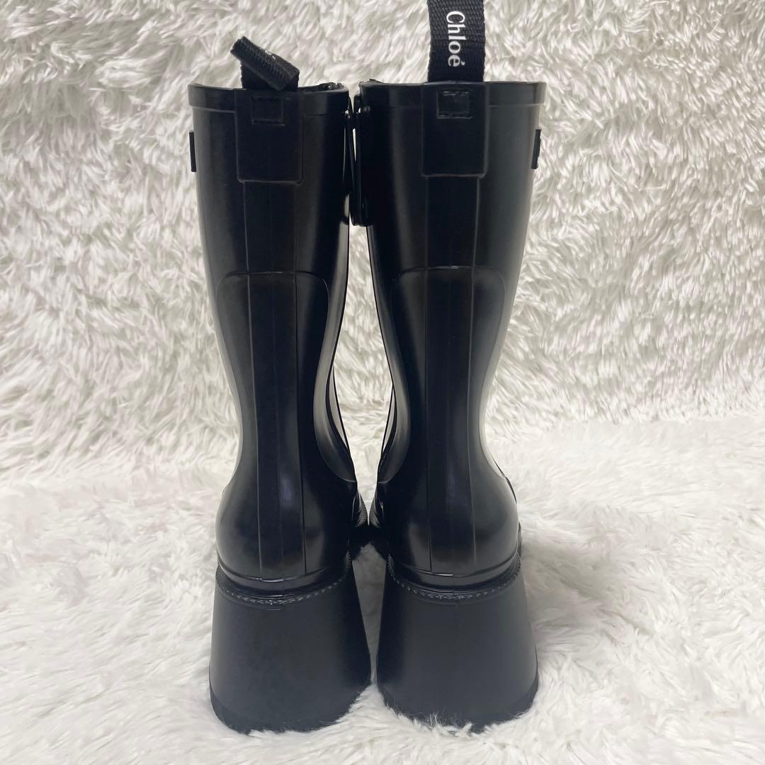 ✨未使用✨Chloé ベティレインブーツ ジッパー ブラック