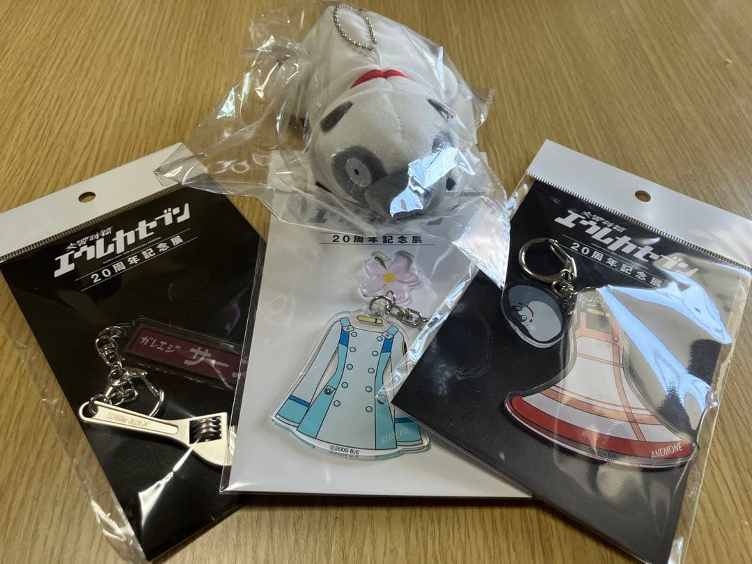 エウレカセブン展　キーホルダーセット　ガリバー　コスチューム　レンチ　エウレカ展