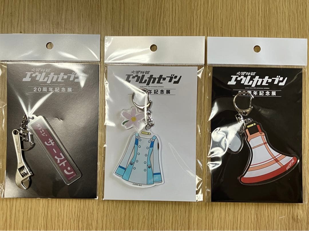 エウレカセブン展　キーホルダーセット　ガリバー　コスチューム　レンチ　エウレカ展