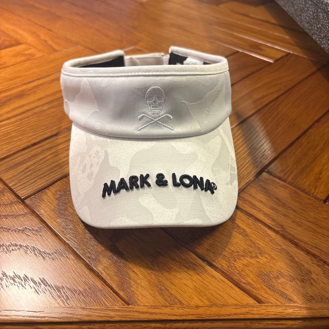 MARK & LONA サンバイザー ホワイト FREE メンズ　未使用品