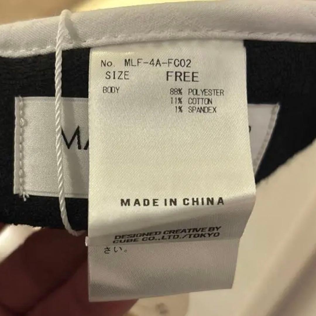 MARK & LONA サンバイザー ホワイト FREE メンズ　未使用品