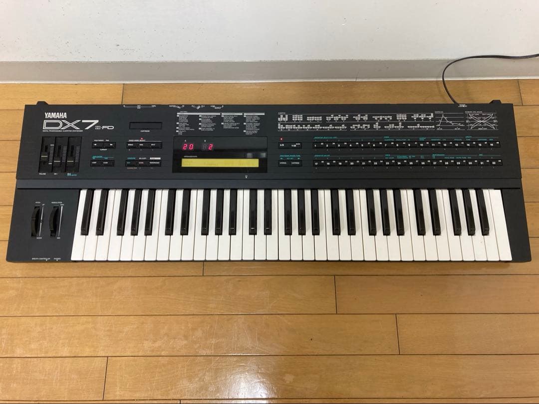 YAMAHA DX7Ⅱ-FD シンセサイザー キーボード ヤマハ 0802①