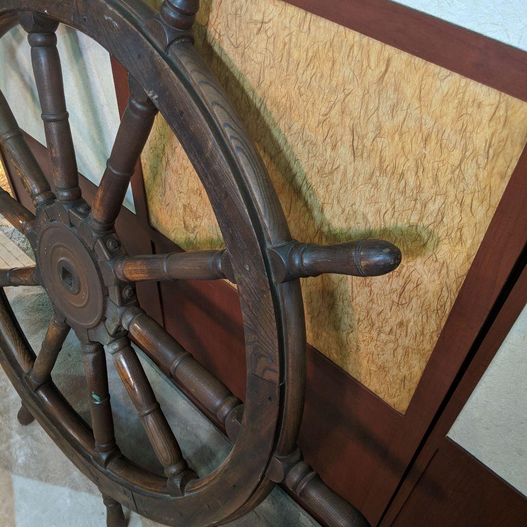 船　舵　船舵　ヴィンテージ　アンティーク　レトロ　ビンテージ