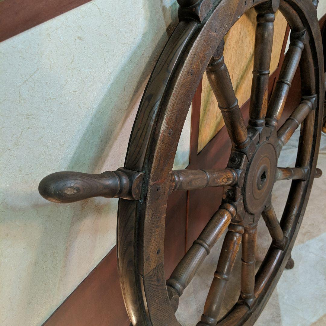 船　舵　船舵　ヴィンテージ　アンティーク　レトロ　ビンテージ