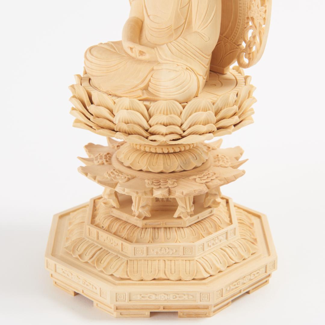 黄楊　２.５寸　阿弥陀如来 033