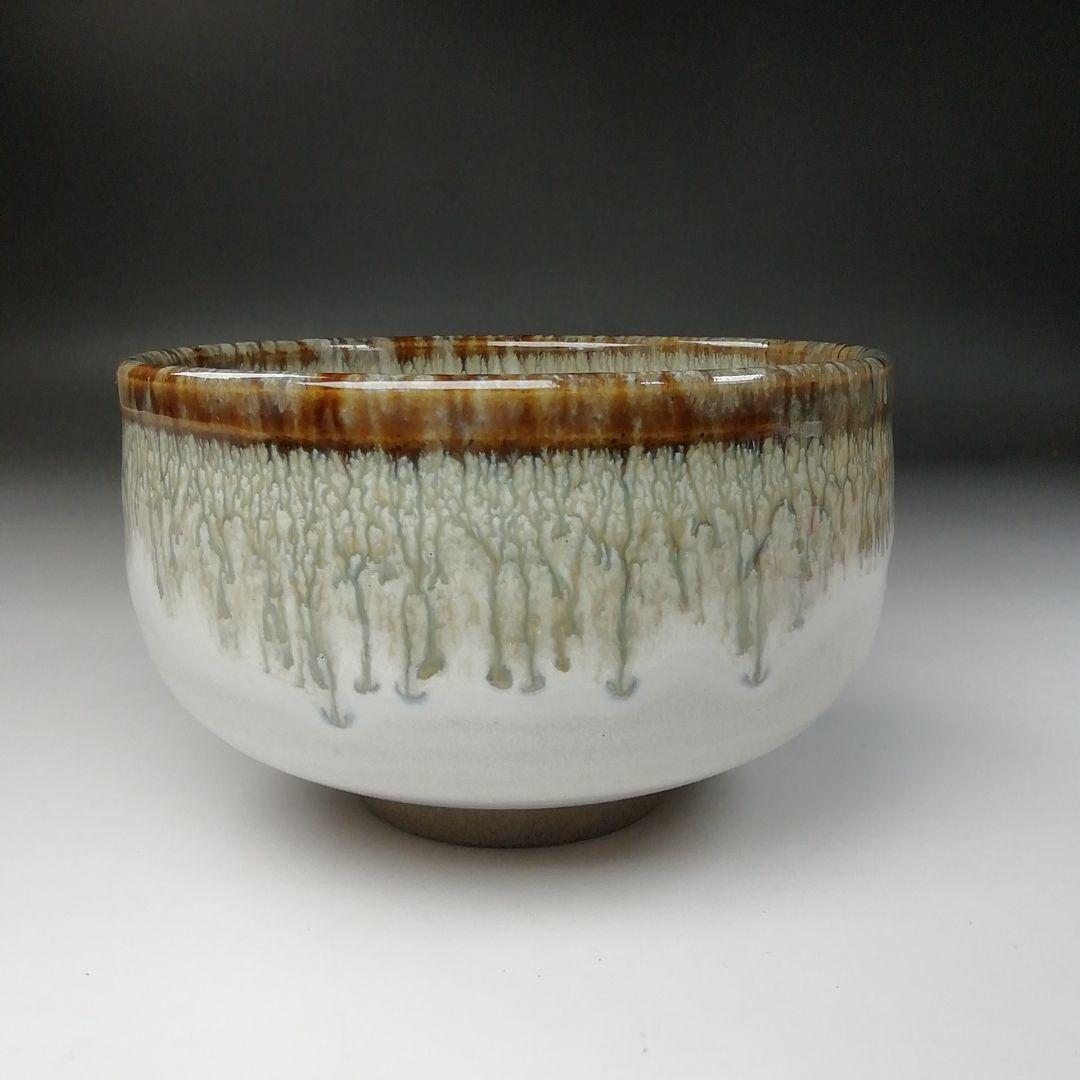 Ｔ２４６　茶碗　『有田焼』『桂山 作』　共箱　抹茶碗　茶道具