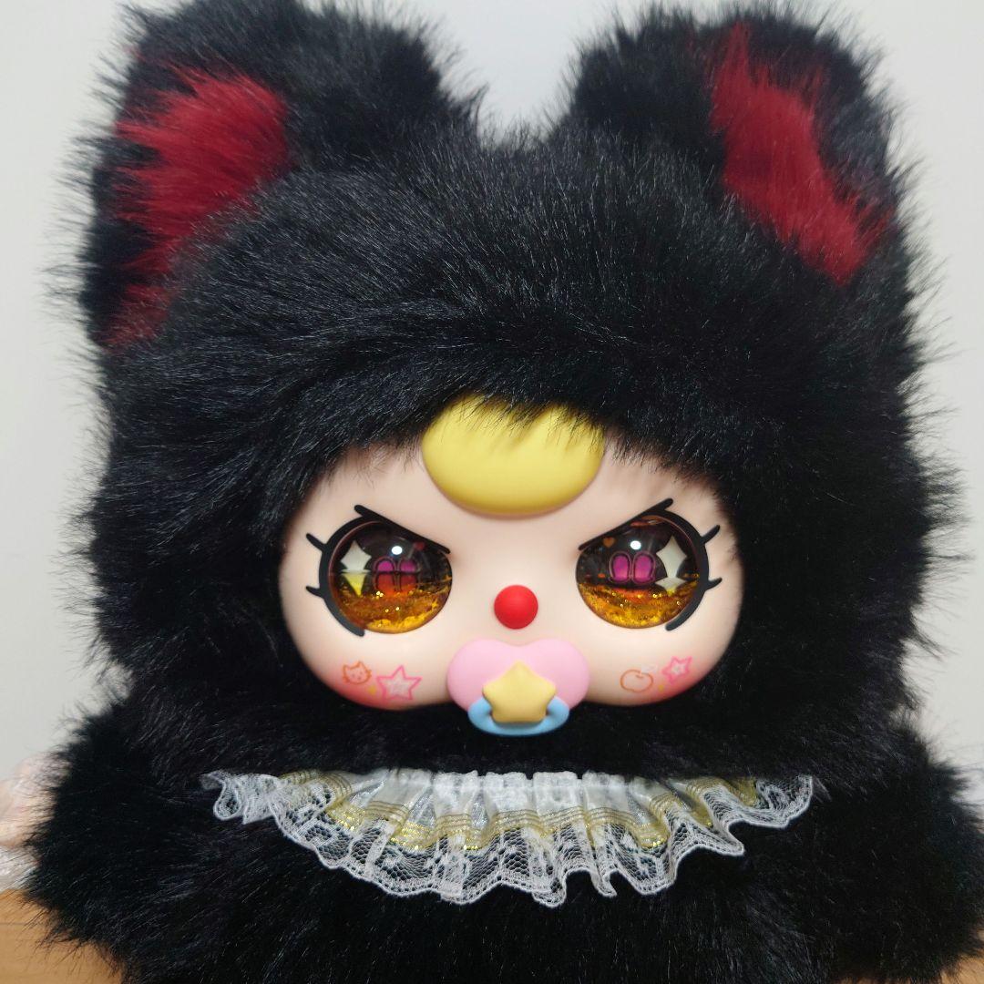 【最終値下げ！】BabyThree　800%　黒猫　ゴールドオイル目　バブ
