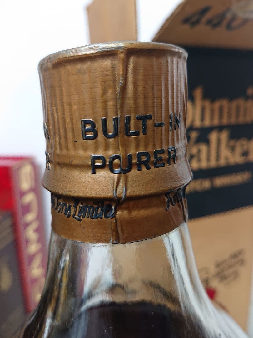 古酒 未開封 4500ml ジョニーウォーカー 黒 化粧箱付 1本