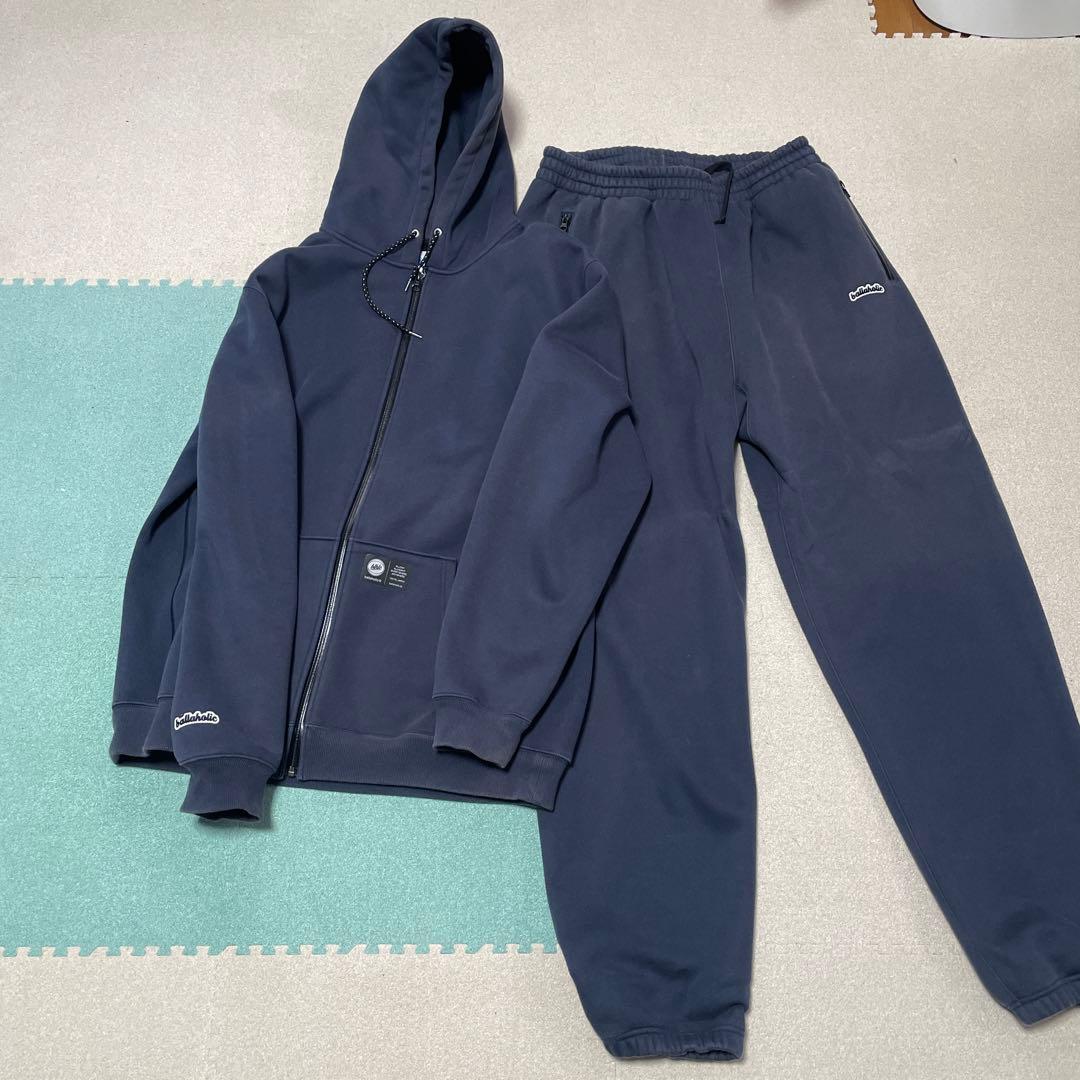 ballaholic ボーラホリックジップアップパーカー　スウェット上下セット