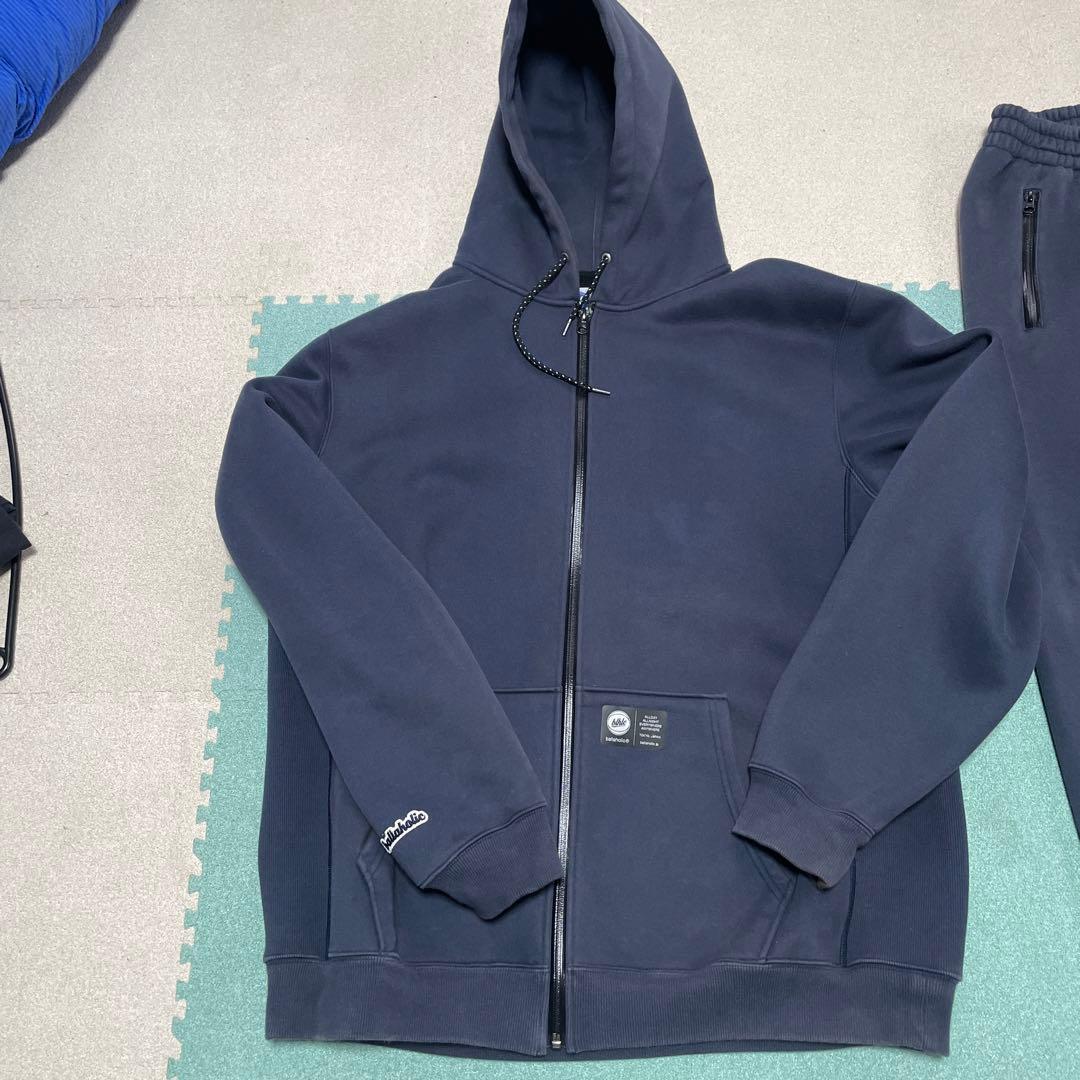 ballaholic ボーラホリックジップアップパーカー　スウェット上下セット