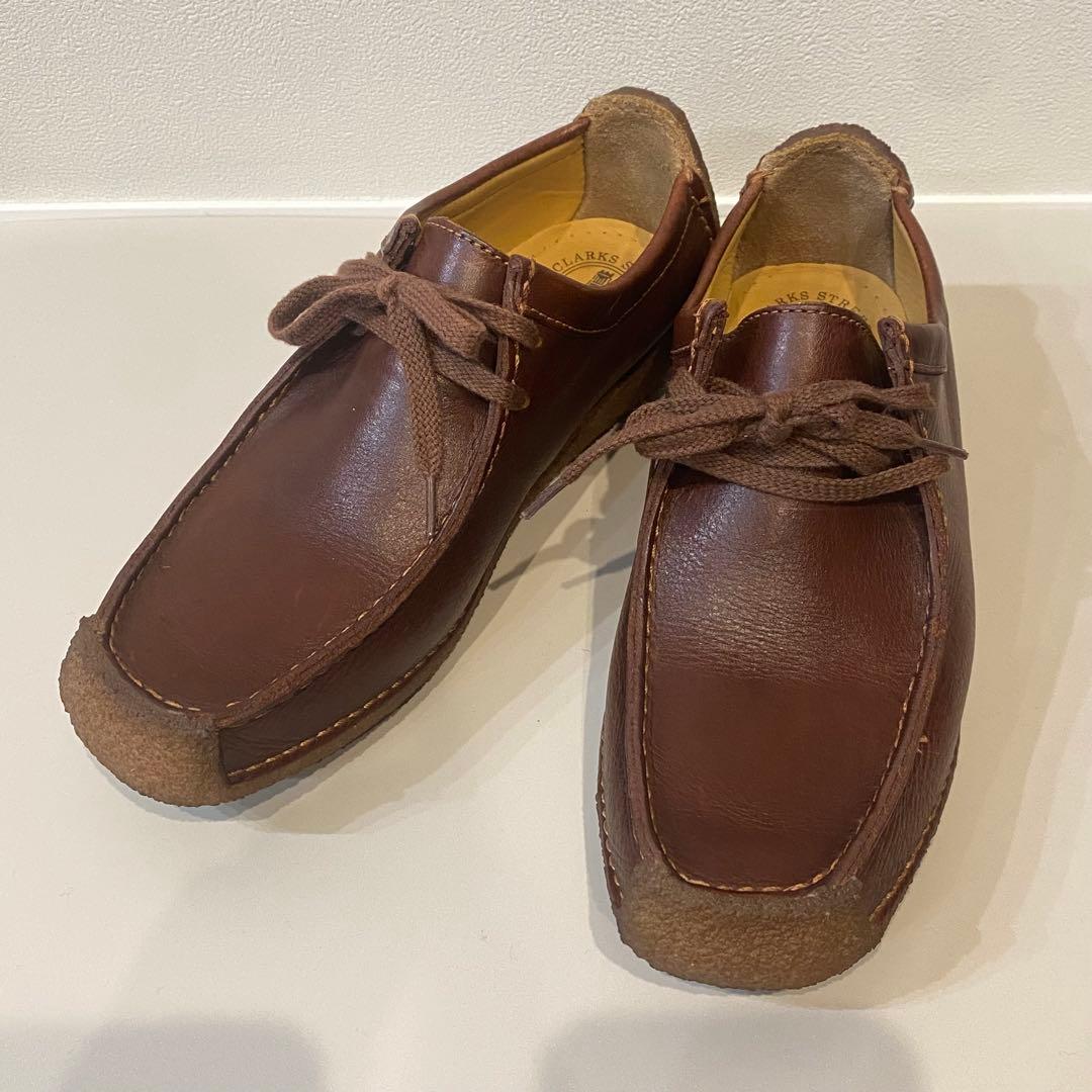 美品 Clarks Wallabee クラークス ワラビー ナタリー 本革 24