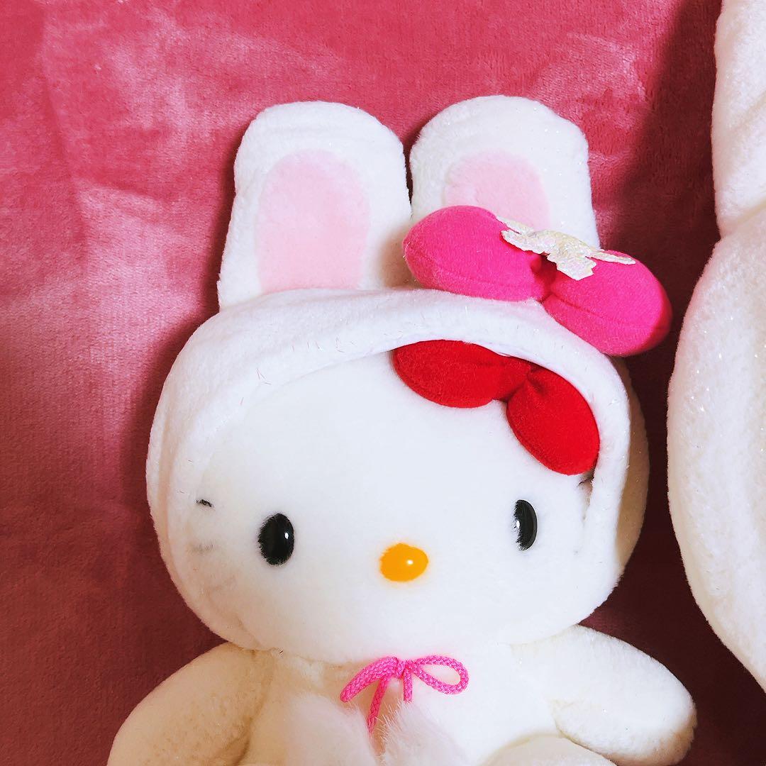 希少レア　ハローキティ　北海道　雪うさぎ　SM 2000年製 サンリオ　レトロ