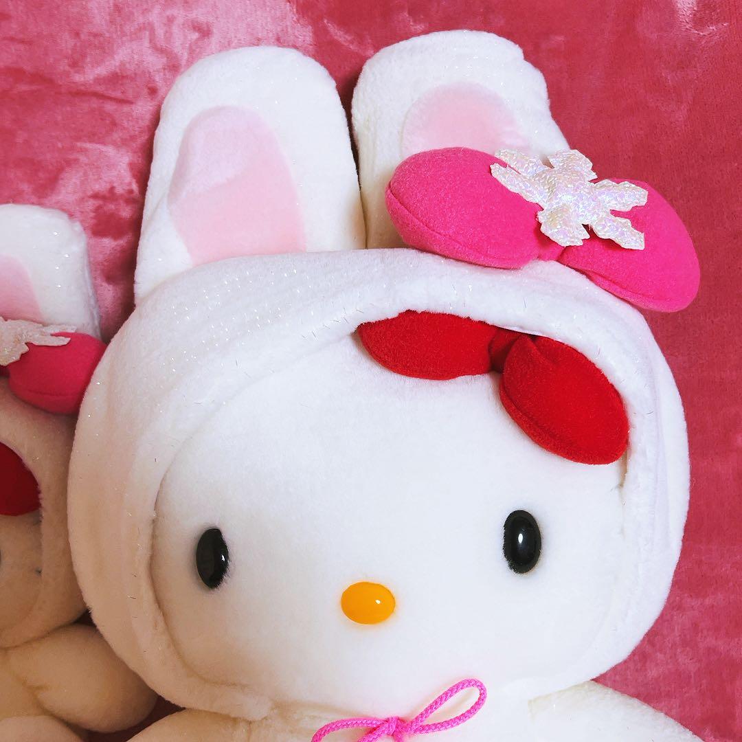 希少レア　ハローキティ　北海道　雪うさぎ　SM 2000年製 サンリオ　レトロ