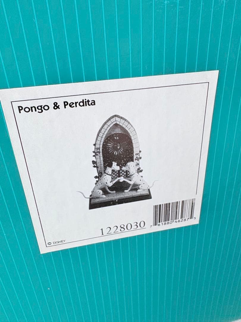 WDCC ディズニー 101匹わんちゃん ポンゴ&パーディタ フィギュア 陶器製