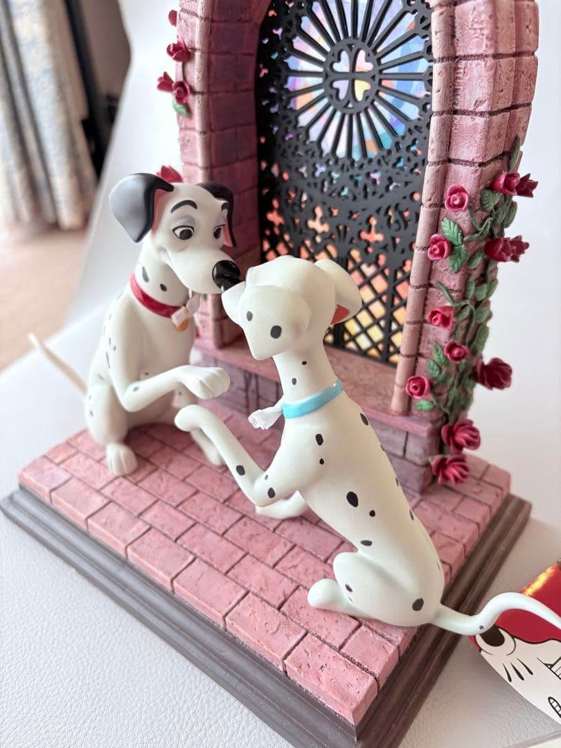 WDCC ディズニー 101匹わんちゃん ポンゴ&パーディタ フィギュア 陶器製