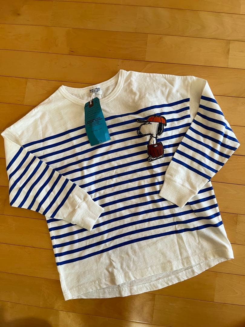デニム＆ダンガリー　新品タグ付　スヌーピー 長袖　ボーダーTシャツ 02
