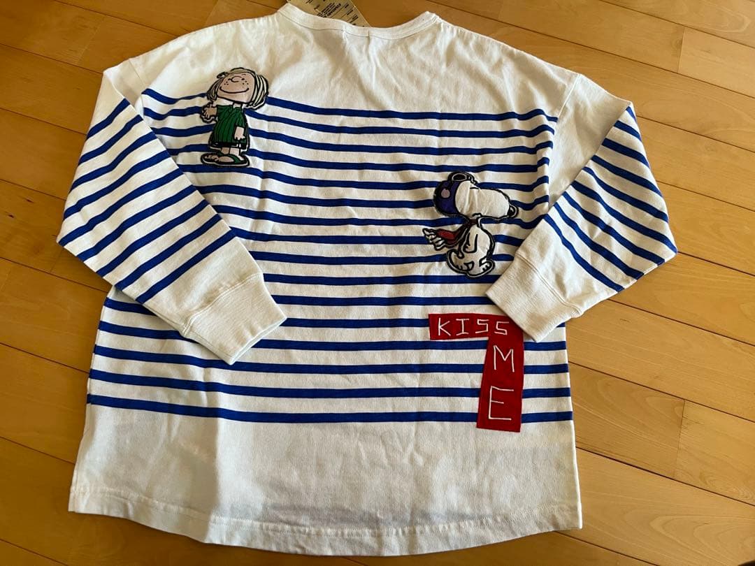 デニム＆ダンガリー　新品タグ付　スヌーピー 長袖　ボーダーTシャツ 02