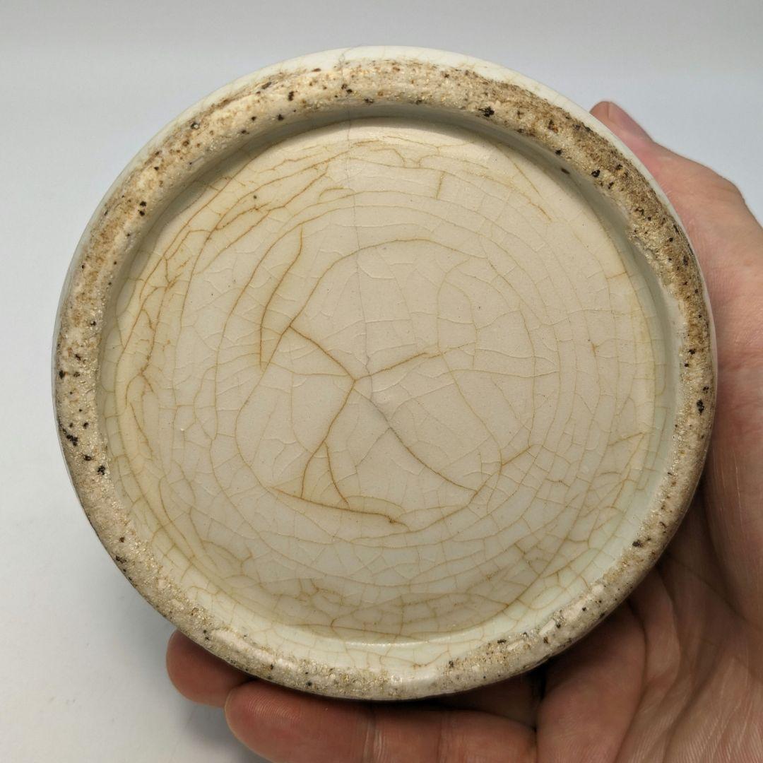 李朝 白磁染付筆筒 高麗白磁 李氏朝鮮 文房具 書道具 ペン立て 筆立て 置物