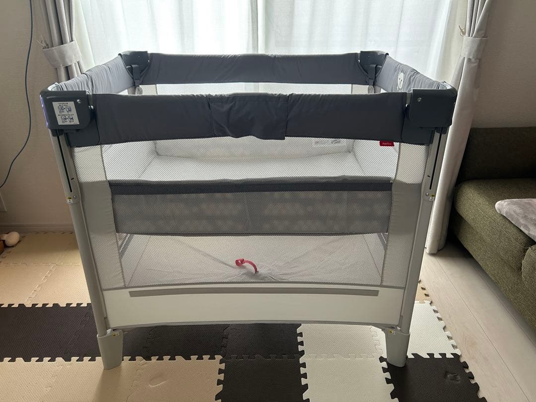 Aprica(アップリカ) ベビーベッド ココネルエアーAB グレーベア