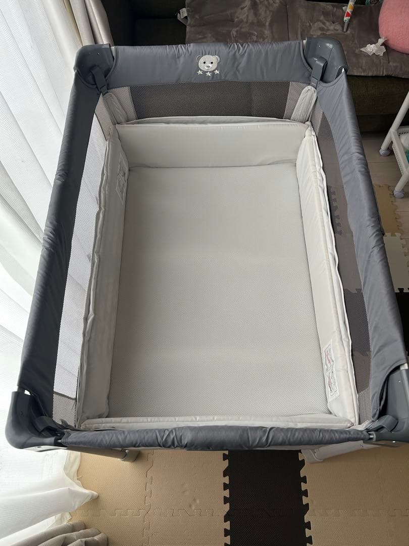 Aprica(アップリカ) ベビーベッド ココネルエアーAB グレーベア