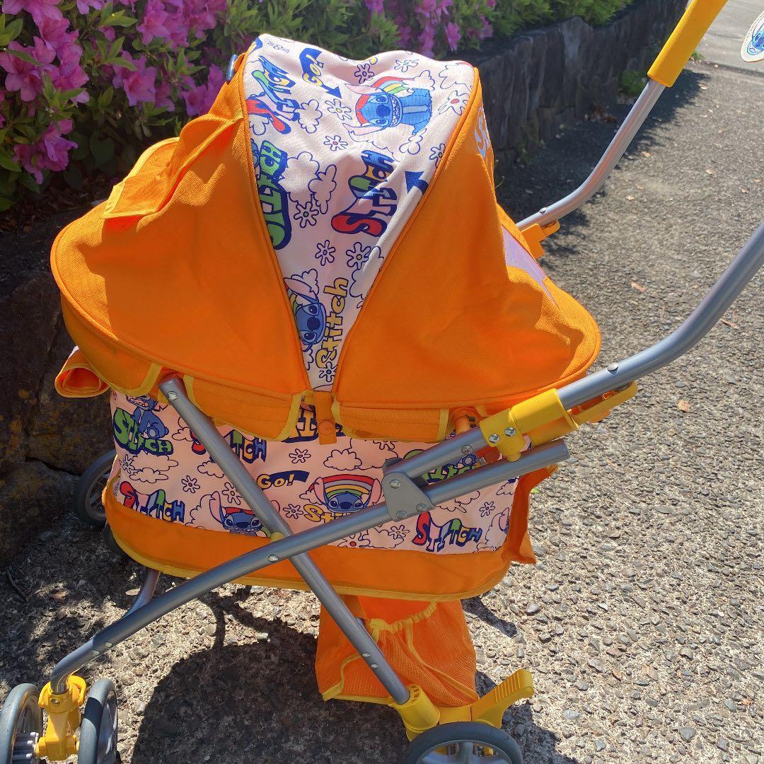 ペットパラダイス　ディズニー　スティッチ　バギーカー　ペットカート