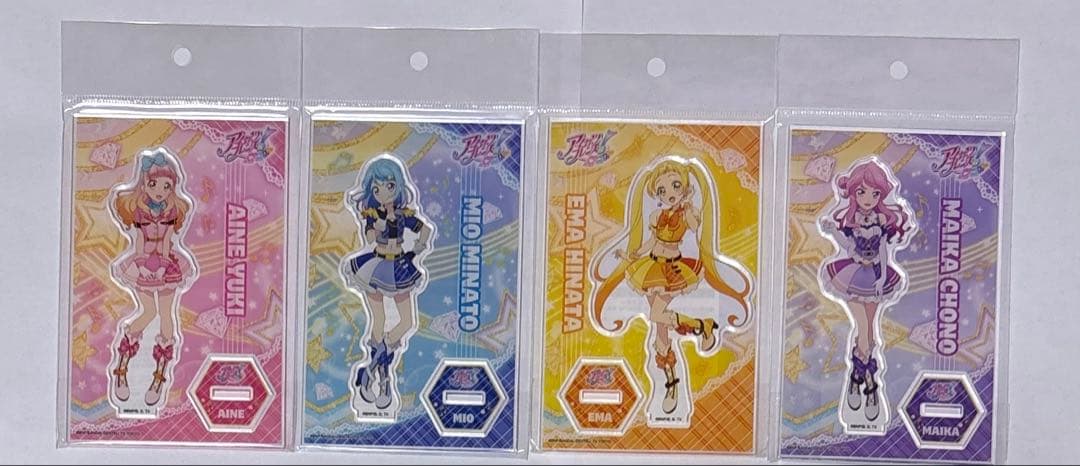 アイカツフレンズ オフィシャルショップ アクリルスタンド 4種