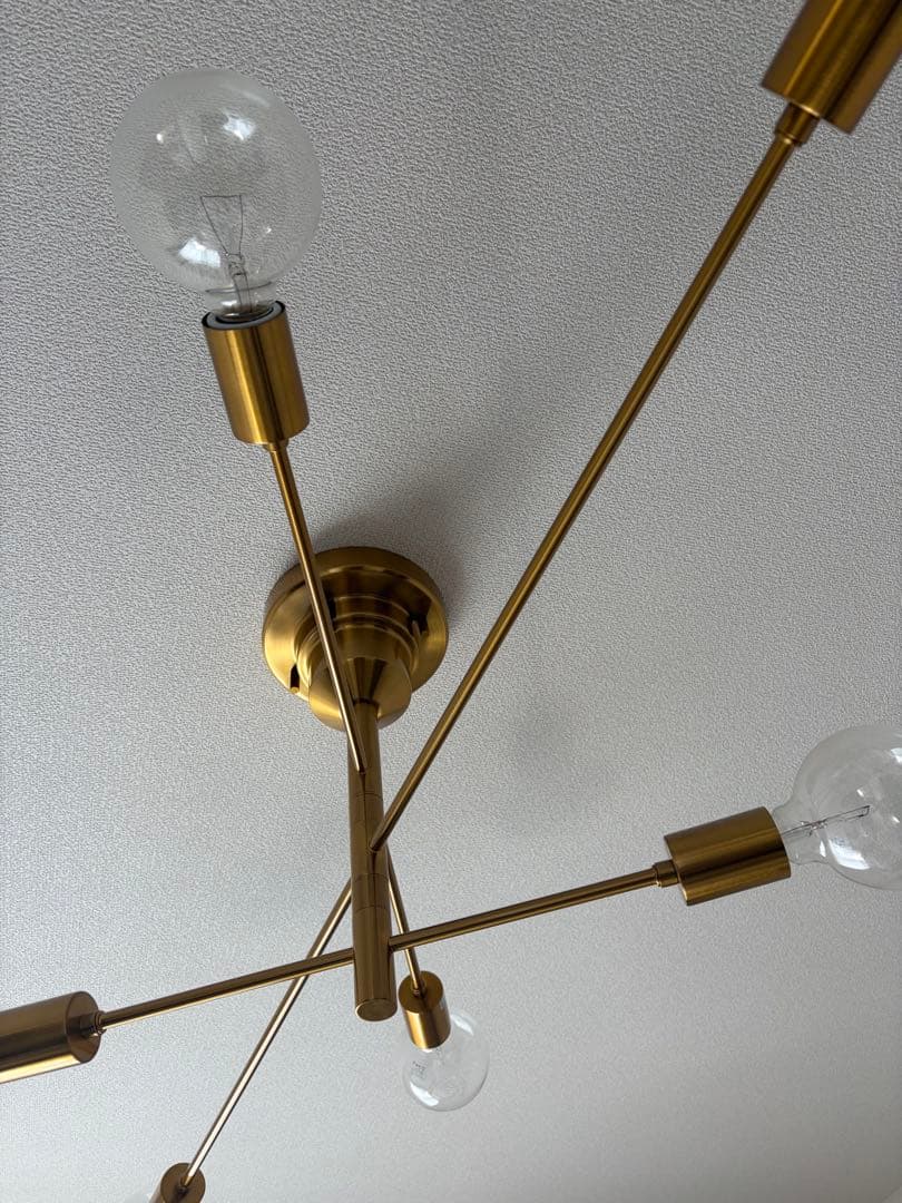 unico 別注　Astreゴールド 6灯 シーリングライト