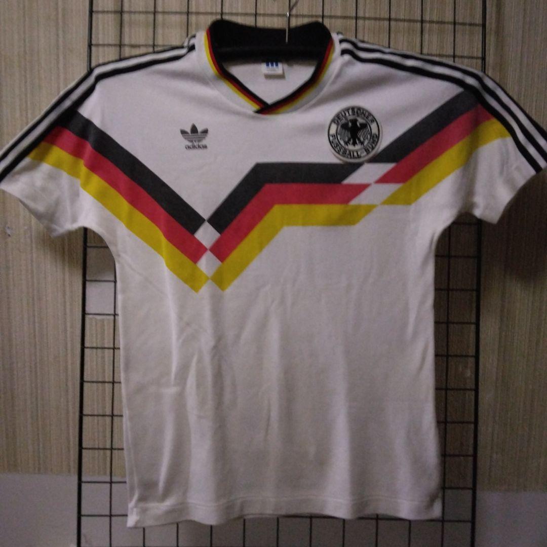 adidas 90年WM大会出場　西ドイツ代表 ホーム用サッカーシャツ