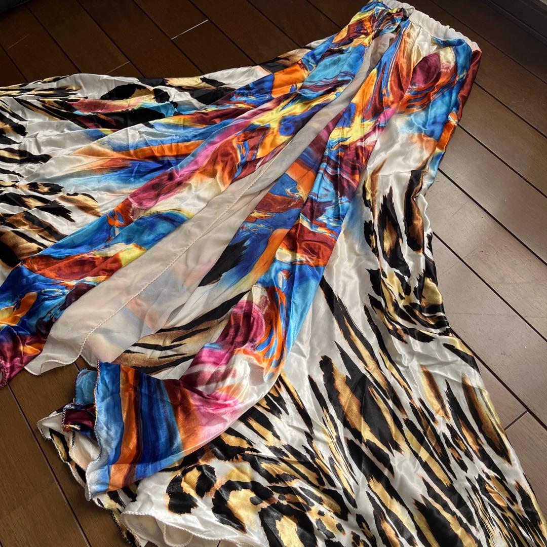 美品　トルコで購入　ベリーダンス　衣装スカート　ショー向け