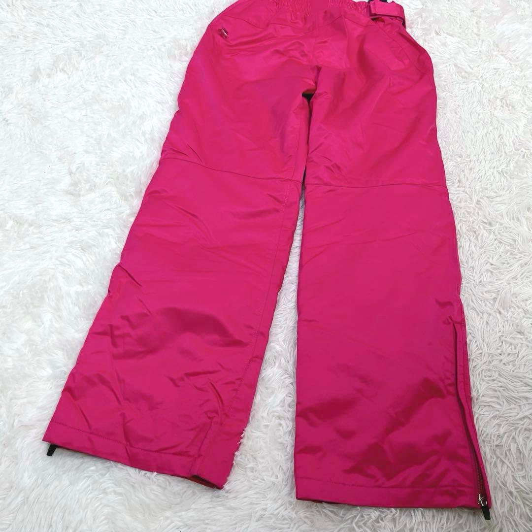 美品 DESCENTE レディース スノーウェア 上下 L スノボ スキー