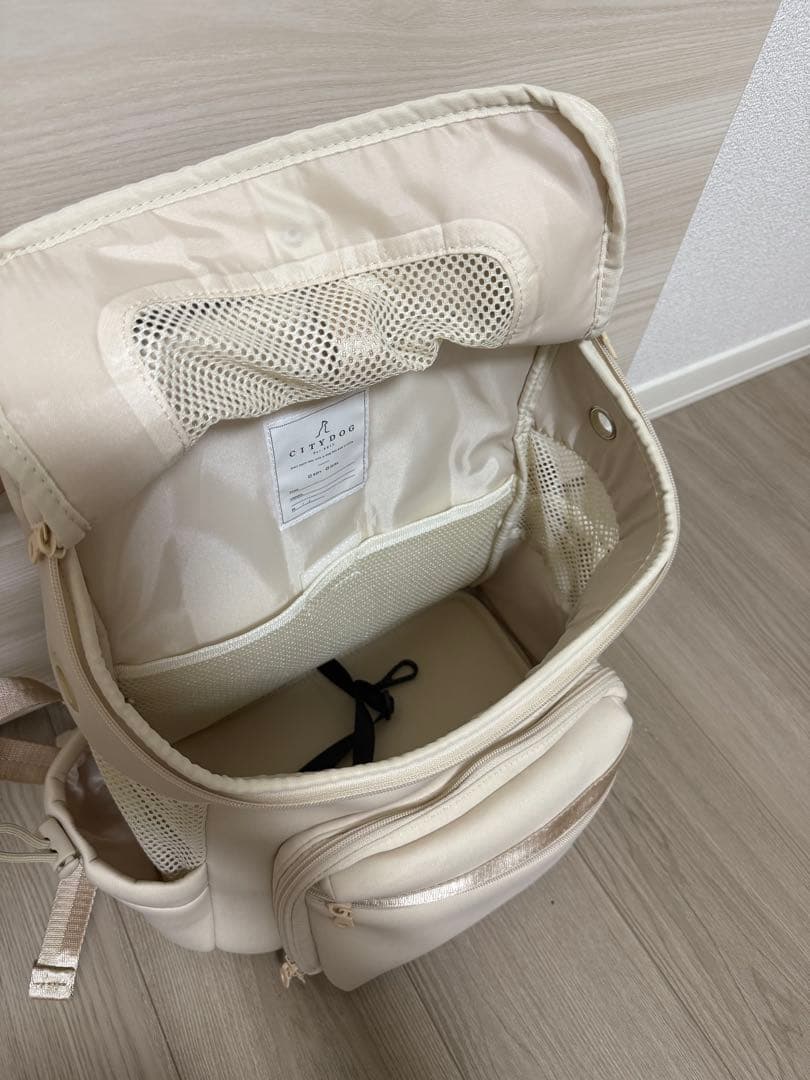 CITYDOG 犬用バックパックキャリー オフホワイト
