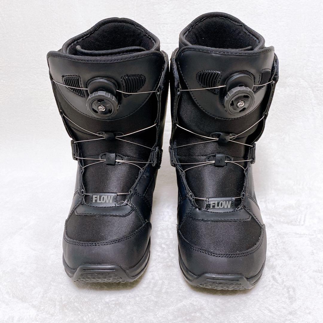 極美品　FLOW　スノーボードブーツ　VEGA BOA　27cm　ブラック　黒