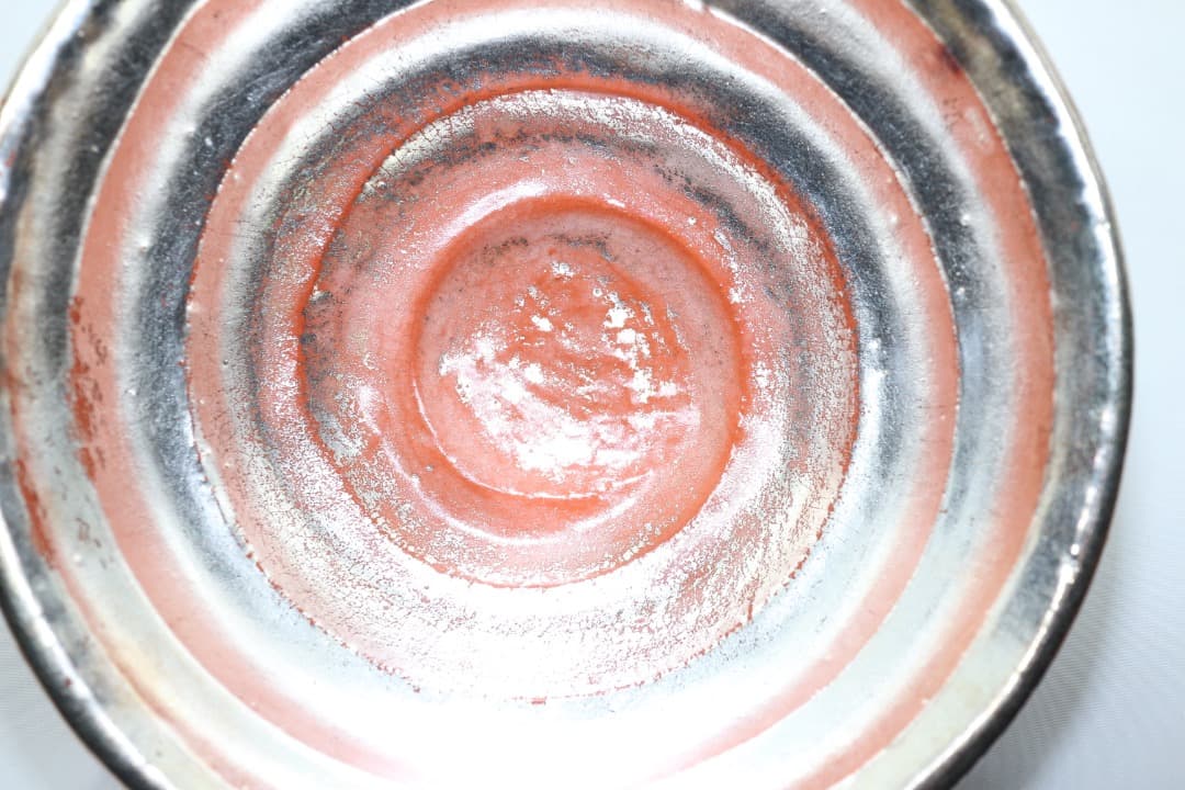 佐々木松楽 金銀 嶋台茶碗 金銀茶碗 茶道具 楽焼 共箱