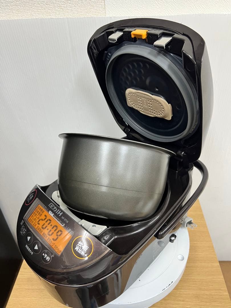 象印 圧力IH炊飯器 NP-ZT10 5.5合 ダークブラウン 2019年製