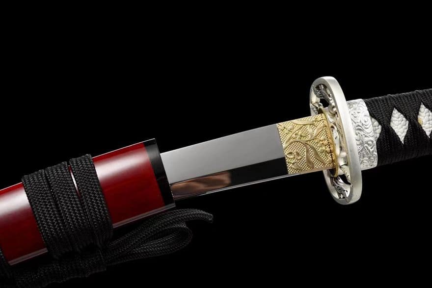 12寸鏡面武士刀『タケコプター』武具　刀装具　日本刀　模造刀 肋差   短刀