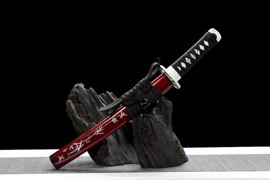 12寸鏡面武士刀『タケコプター』武具　刀装具　日本刀　模造刀 肋差   短刀