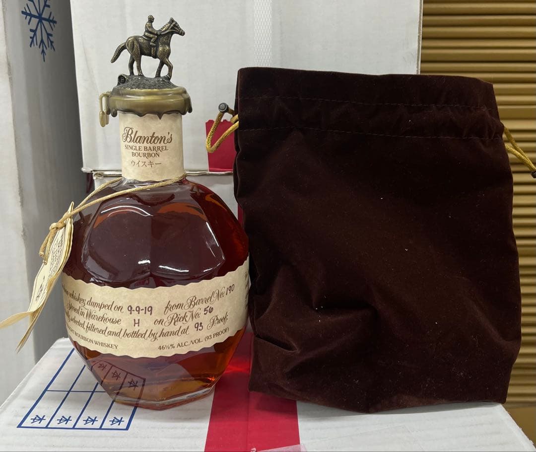 ウイスキー Blanton's Bourbon 93 Proof 750ml 46.5%