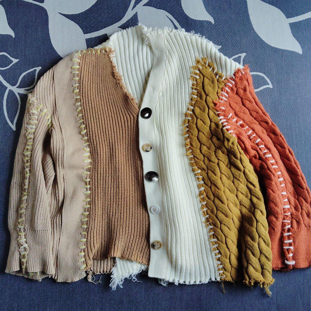 リメイク風カーディガン、デニムストール等おまとめで。チャエマです。