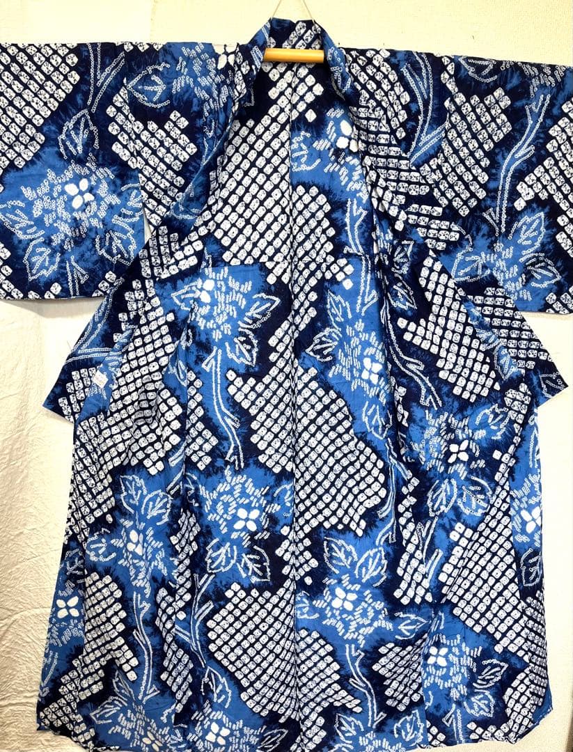 有松鳴海絞り　浴衣　（211）