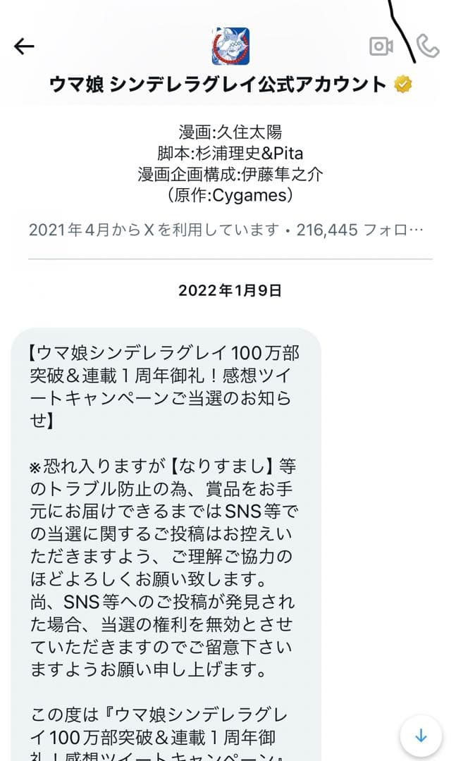 ウマ娘　シンデレラグレイ　シンボリルドルフポスター