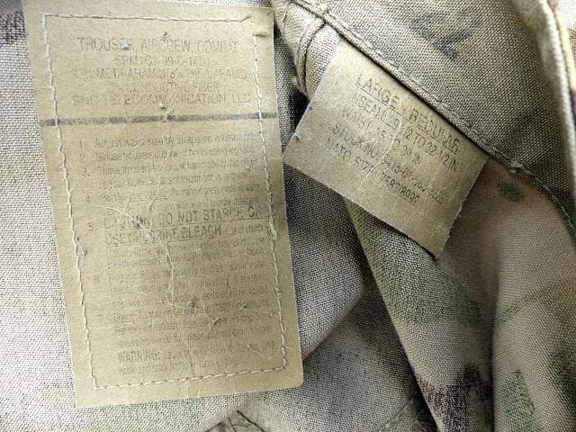 レア! 実物 OCP ヘリクルートラウザー L-R エアクルー A2CU 808